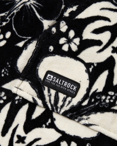 Saltrock Hibiscus Changing Towel Black/White