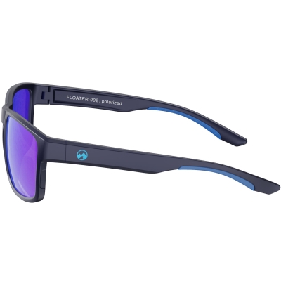 Непотъващи слънчеви очила MowMow Floater - 002 с матова тъмносиня рамка и сини стъкла