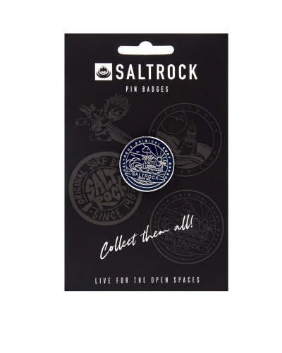 Saltrock Retreat Pin Badge Navy