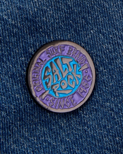 Saltrock SR Original Pin Badge Blue 