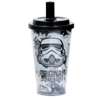 Shatterproof The Original Stormtrooper Double Walled Cup & Straw