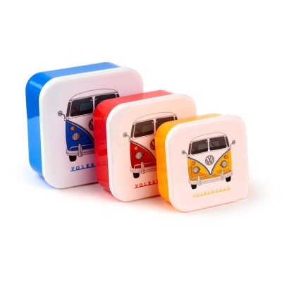 Set of 3 Lunch Box M/L/XL Volkswagen VW T1 Camper Bus