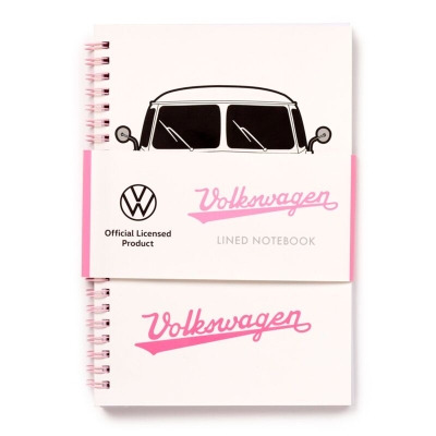 Volkswagen VW T1 Camper Bus Summer Spiral Bound A5 Notebook