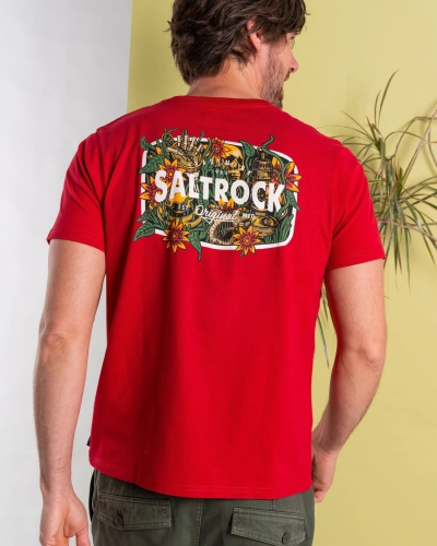 Тениска Saltrock Jungle Wanderer в червено