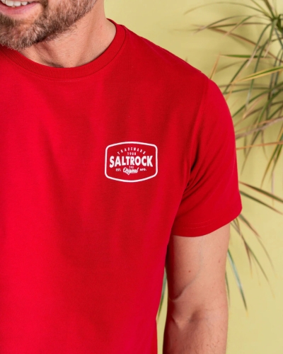 Тениска Saltrock Jungle Wanderer в червено