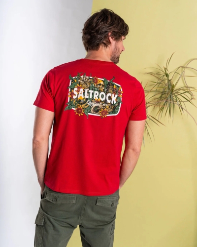 Тениска Saltrock Jungle Wanderer в червено