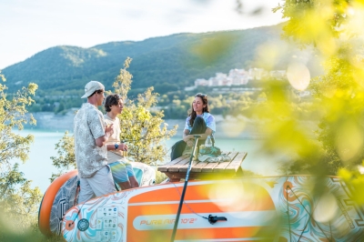 Стендъп падъл борд Aqua Marina Pure Air All-Round iSUP Coast 10'2" в оранжево