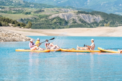 Pure Air All-Round iSUP Coast 10'10" with adjustable aluminum SUP/KAYAK 4T paddle and safety leash Minicombo (Orange)