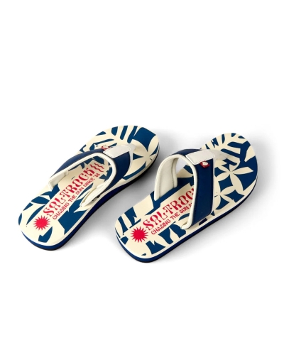Saltrock Balance Womens Flip Flops Blue