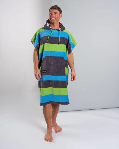 Пончо Saltrock Striped в синьо/зелено