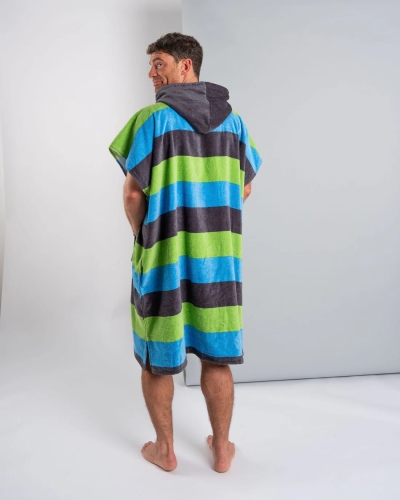 Пончо Saltrock Striped в синьо/зелено