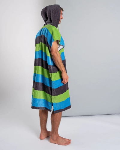 Пончо Saltrock Striped в синьо/зелено