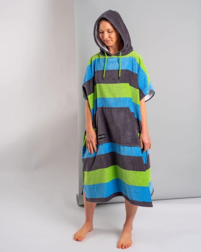 Пончо Saltrock Striped в синьо/зелено