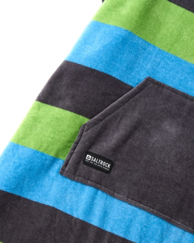 Пончо Saltrock Striped в синьо/зелено