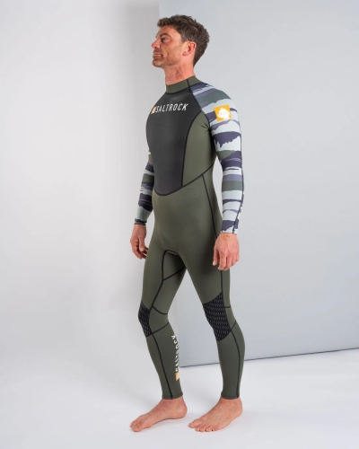 Saltrock Camo Stripe 3/2 Full Wetsuit Green