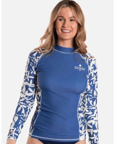 Saltrock Women's Balance Long Sleeve Rash Vest Blue