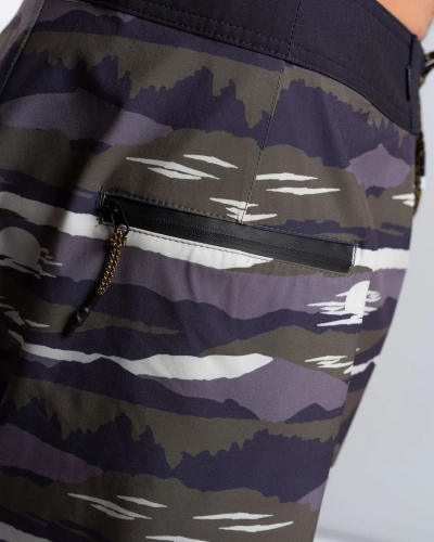 Saltrock Camo Stripe Mens Boardshort Grey