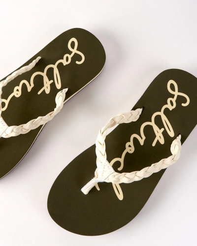 Saltrock Reeves Womens Flip Flops Green