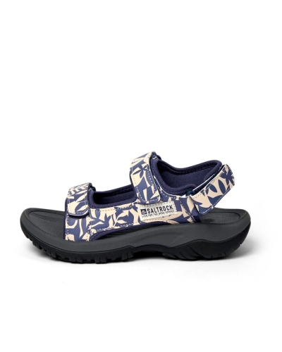 Saltrock Walkabout Balance Womens Floral Hiking Sandal Blue