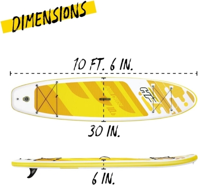 Стендъп падъл борд Hydro-Force Aqua Cruise Tech Inflatable Stand-Up Paddleboard Set 10'6"
