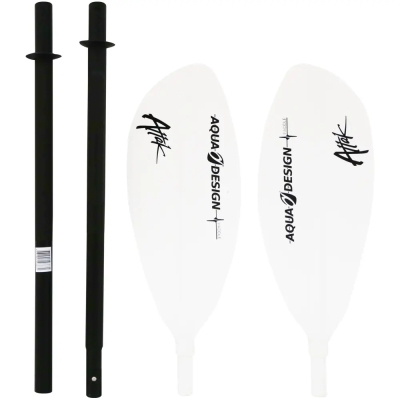 Aquadesign K1 Attak 4 Kayak Paddle White