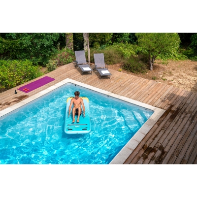 Aqua Marina Peace Summer Vacation Inflatable Fitness Mat with Carry Strap