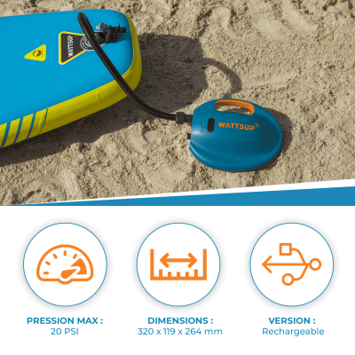 WATTSUP Swift+ Battery Electric Pump for SUP and Kayak