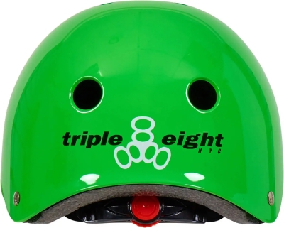 Детска каска за скейтборд и тротинетка Triple Eight Lil 8 в зелено 46-52