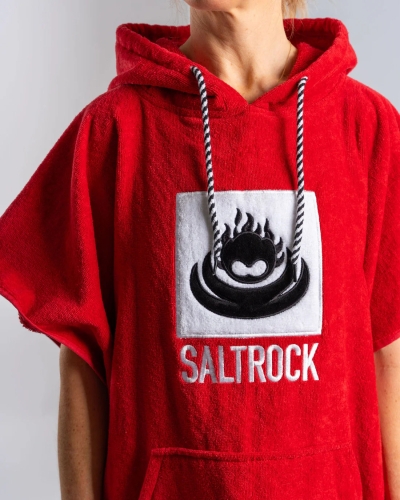 Пончо Saltrock Corp в червено