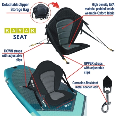 Maqua Vision Kayak Kit 10'8" Inflatable Stand Up Paddle Board
