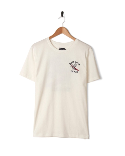 Ανοιχτόχρωμο μπλουζάκι Saltrock Wave Rider Devon