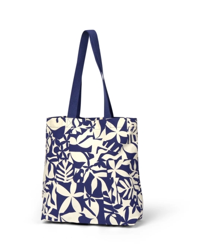 Чанта за пазаруване Saltrock Laguna в Синьо/Кремаво