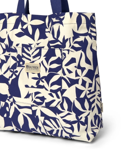 Чанта за пазаруване Saltrock Laguna в Синьо/Кремаво