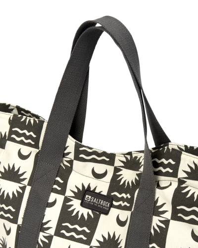 Saltrock Peachy Beach Bag Creme/Grün