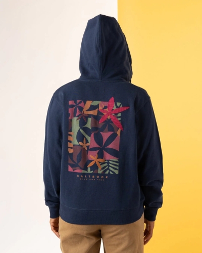 Суитшърт Saltrock Balance Wild в синьо