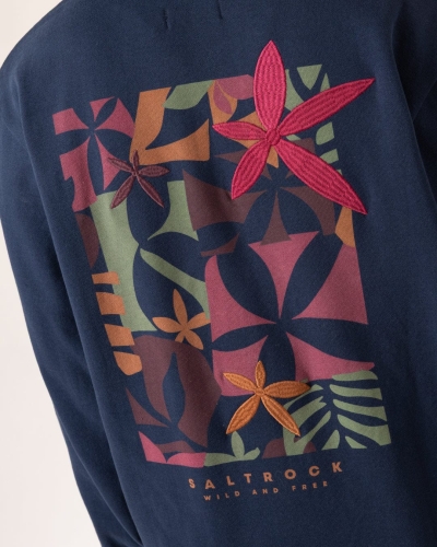Суитшърт Saltrock Balance Wild в синьо