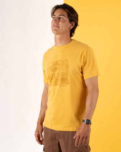 Saltrock Axle Mens Short Sleeve T-Shirt Yellow