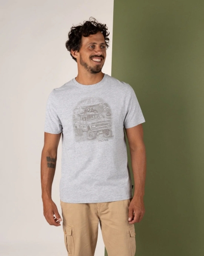 Saltrock Axle Herren T-Shirt mit kurzen Ärmeln Grau