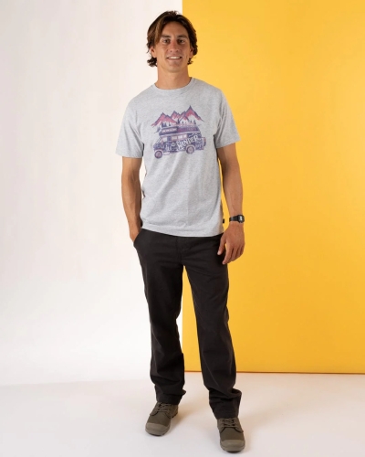 Saltrock Lost Van Herren Kurzarm-T-Shirt Grau