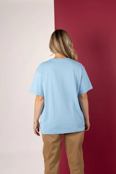 Saltrock Horizon Womens Oversized Short Sleeve T-Shirt Light Blue