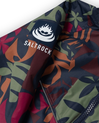 Водоустойчиво унисекс пончо яке роба Saltrock Balance Four Seasons в синьо/черно