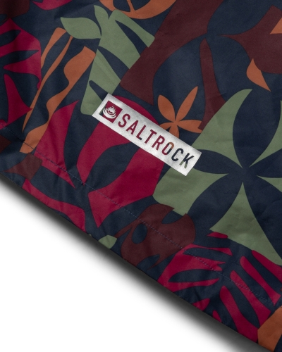 Водоустойчиво унисекс пончо яке роба Saltrock Balance Four Seasons в синьо/черно