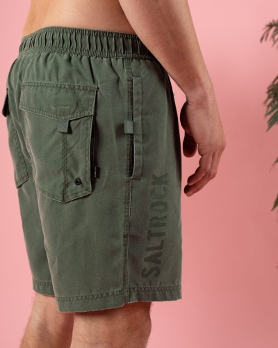 Бордшорти Saltrock Sinns в тъмнозелено
