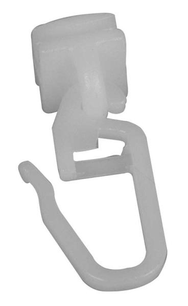 Куки за перде на кемпер или каравана 50 броя в бяло