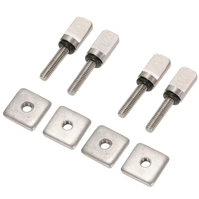 Universal Surf Board and SUP Fins 4pcs Set Stainless Steel