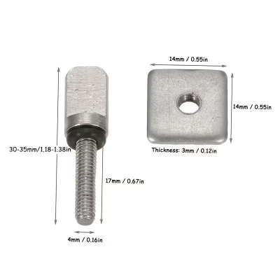 Universal Surf Board and SUP Fins 4pcs Set Stainless Steel