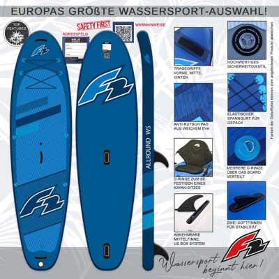 F2 Allround Air WS 10'5" Windsurf SUP