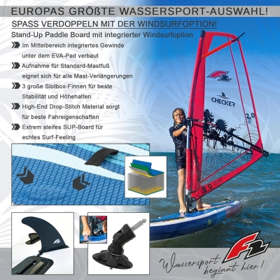 F2 Allround Air WS 11'5" Windsurf SUP