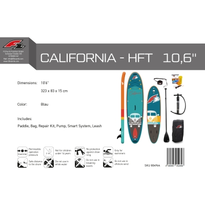 Стендъп падъл борд F2 California HFT 10'6" SUP