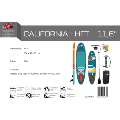 Стендъп падъл борд F2 California HFT 11'6" SUP
